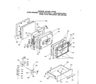 Kenmore 6286428210 door, latch mechanism and drawer diagram