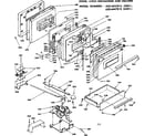 Kenmore 6286437810 door, latch mechanism and drawer diagram