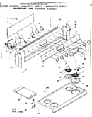 Backguard and cooktop assembly
