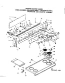 Backguard and cooktop assembly