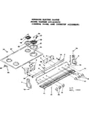 Control panel and cooktop assemblies
