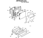 Kenmore 6286628310 door and drawer diagram