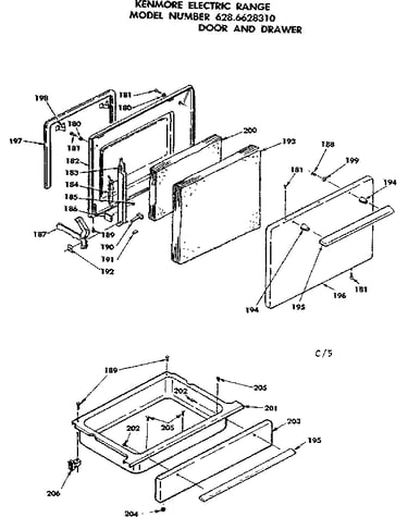 Door and drawer