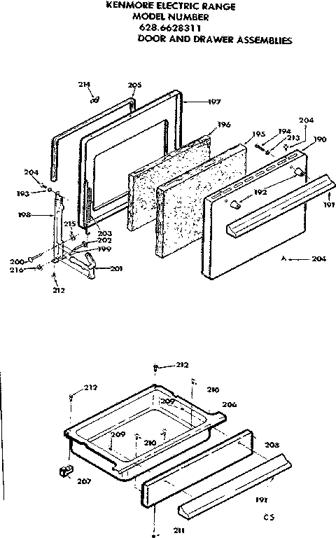 Door and drawer assemblies