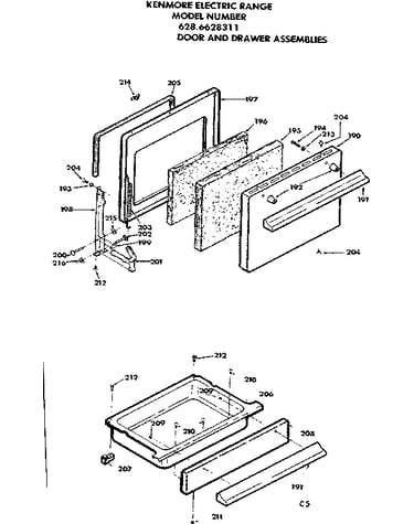 Door and drawer assemblies