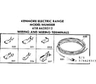 Kenmore 6286628312 wiring and wiring terminals diagram
