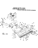 Control panel and cooktop assemblies