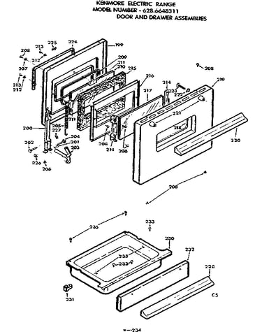 Door and drawer assemblies