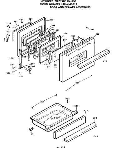 Door and drawer assemblies