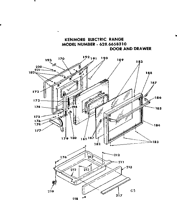 Door and drawer