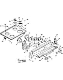 Control panel and cooktop assemblies