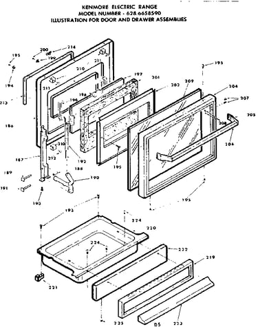 Door and drawer assemblies