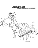 Control panel and cooktop assemblies