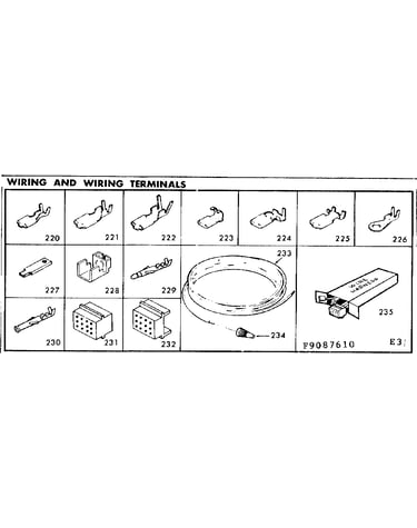 Wiring and wiring terminals