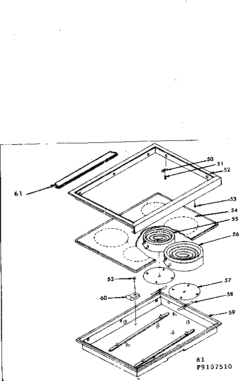 Main top cook surface