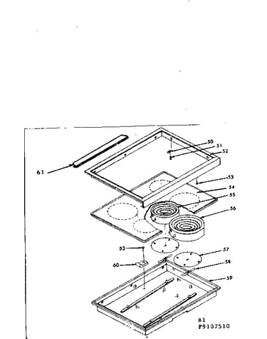 Main top cook surface