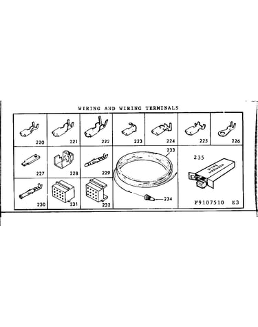 Wiring & wiring terminals