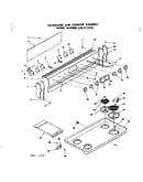 Backguard and cooktop assembly