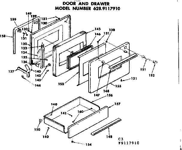 Door and drawer