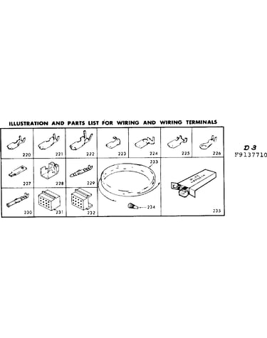Wiring and wiring terminals