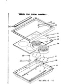 Main top cook surface