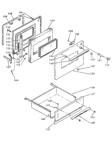 Door and drawer