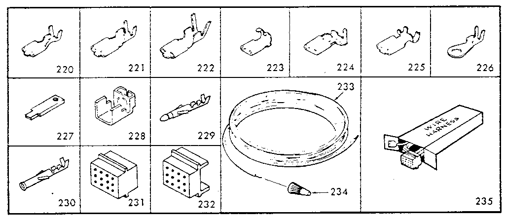 Wiring and wiring terminals
