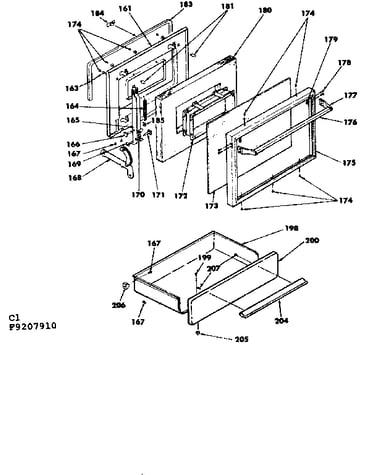 Door and drawer