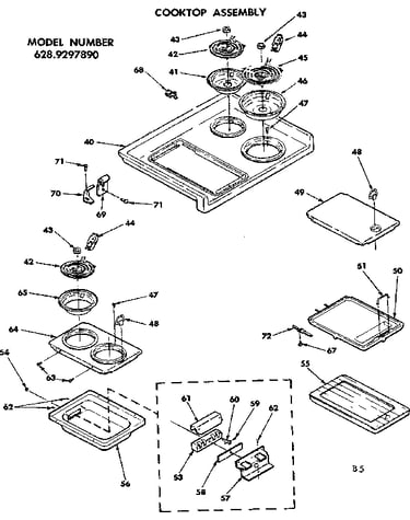 Cooktop assembly
