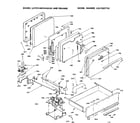 Kenmore 6289307710 doors, latch mechanism and drawer diagram