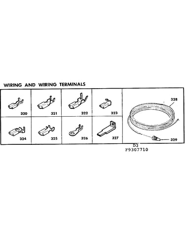 Wiring and wiring terminals
