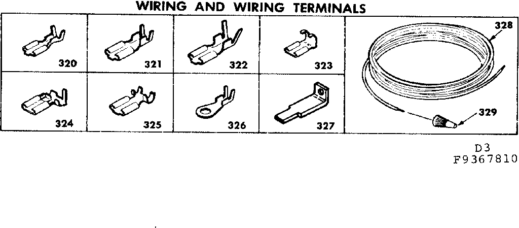 Wiring and wiring terminals