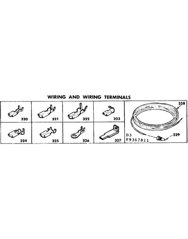 Wiring and wiring terminals