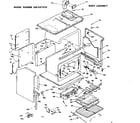 Kenmore 6289377810 body assembly diagram