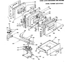 Kenmore 6289377810 door, latch mechanism and drawer diagram