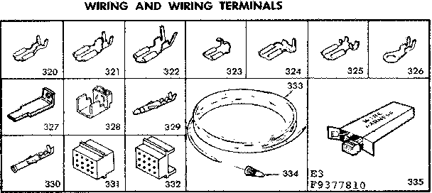 Wiring and wiring terminals