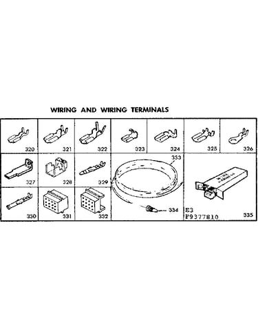 Wiring and wiring terminals