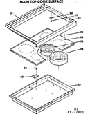 Main top cook surface