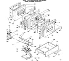 Kenmore 6289377811 door, latch mechanism and drawer diagram