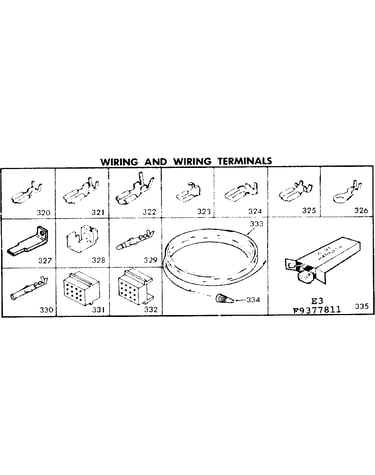 Wiring and wiring terminals