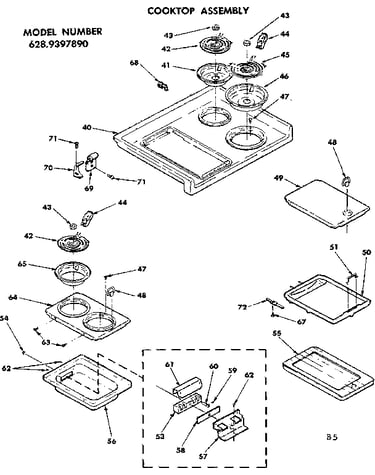 Cooktop assembly