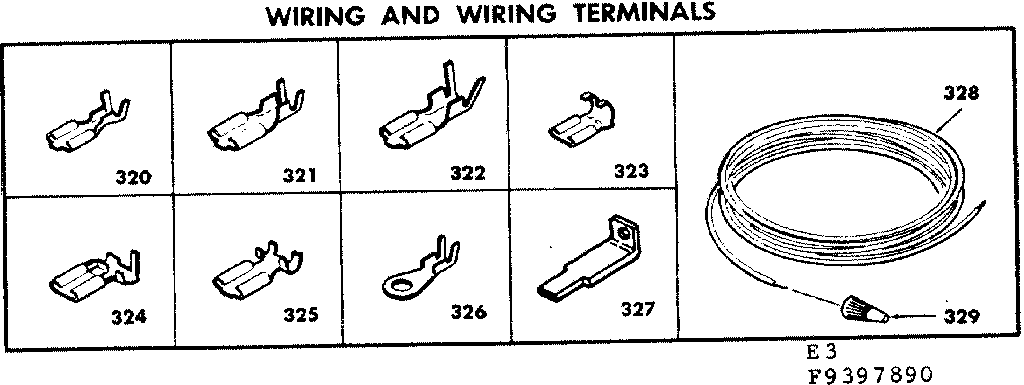 Wiring and wiring terminals