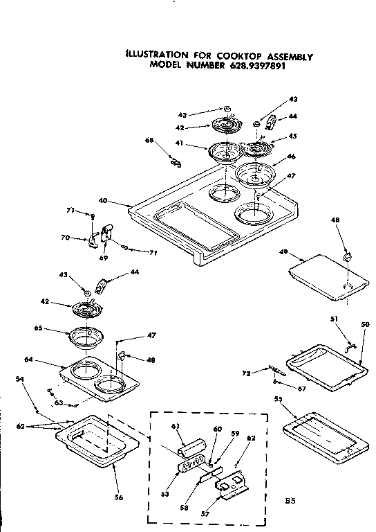 COOKTOP ASSEMBLY