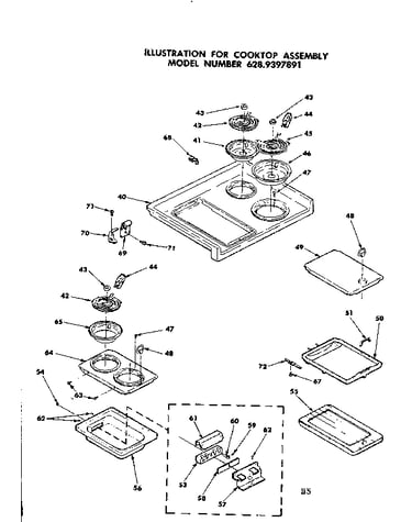 Cooktop assembly