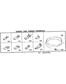 Wiring and wiring terminals
