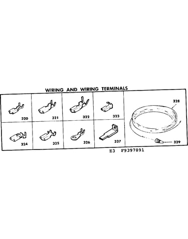 Wiring and wiring terminals