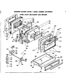 Door, latch mechanism & drawer