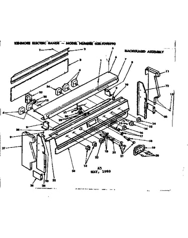Backguard assembly