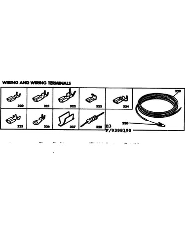 Wiring and wiring terminals