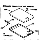 Optional griddle kit